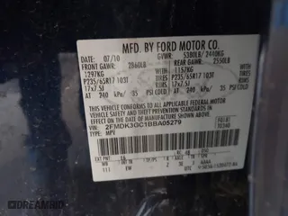 2011 Ford Edge SE with VIN 2FMDK3GC1BBA05279, listed as a IAAI auction lot 41747429 with 167,724 mi miles. Bid and sale history available at carsss.com. Image 9.