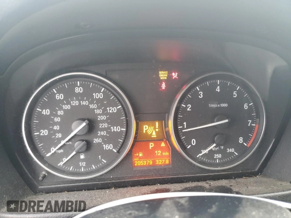2013 BMW 3 Series 328i with VIN WBAKE3C51DE771219, listed as a Copart auction lot 50423125 with 205,379 mi miles and Salvage Title. Bid and sale history available at DreamBid. Image 9.