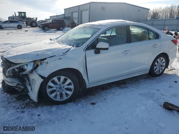 2016 Subaru Legacy 2.5i Premium with VIN 4S3BNBC6XG3008752, listed as a Copart auction lot 46098775 with 0 mi miles and Salvage Title. Bid and sale history available at carsss.com. Image 1.