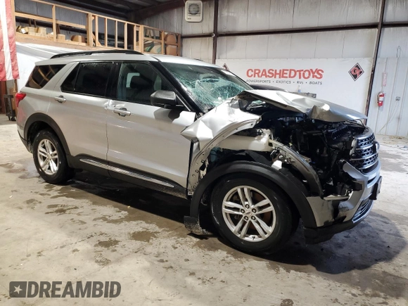 2020 Ford Explorer XLT with VIN 1FMSK8DH6LGB01388, listed as a Copart auction lot 45157325 with 34,452 mi miles and Salvage Title. Bid and sale history available at carsss.com. Image 4.