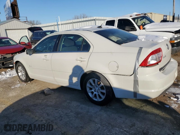 2008 Mercury Milan with VIN 3MEHM07Z58R621143, listed as a Copart auction lot 88275745 with 166,017 mi miles and Salvage Title. Bid and sale history available at carsss.com. Image 2.