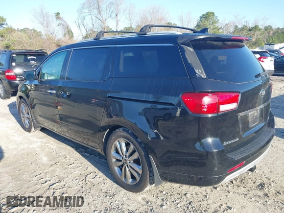 2015 Kia Sedona SX-L with VIN KNDME5C16F6037693, listed as a IAAI auction lot 41779327 with 149,552 mi miles and . Bid and sale history available at DreamBid. Image 3.