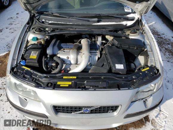 2004 Volvo S60 R with VIN YV1RH52Y342387597, listed as a Copart auction lot 87506725 with 123,733 mi miles and Salvage Title. Bid and sale history available at carsss.com. Image 11.