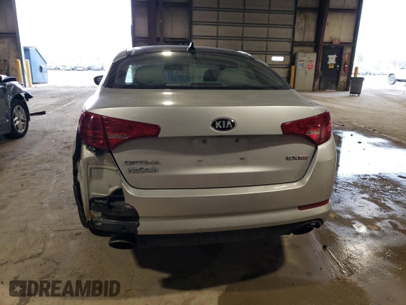 2013 Kia Optima EX with VIN 5XXGN4A72DG090968, listed as a Copart auction lot 44960454 with 140,938 mi miles and Salvage Title. Bid and sale history available at carsss.com. Image 6.