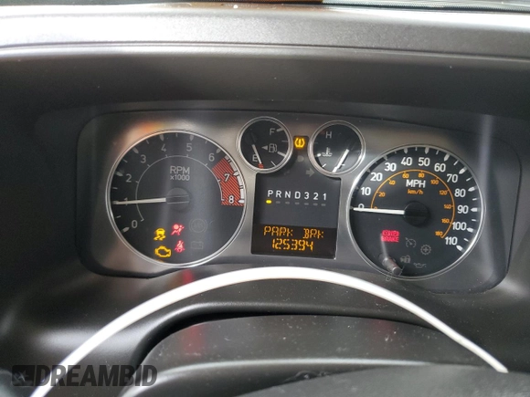 2008 Hummer H3 SUV Luxury with VIN 5GTEN13E888140825, listed as a Copart auction lot 44379165 with 125,394 mi miles and Salvage Title. Bid and sale history available at carsss.com. Image 9.