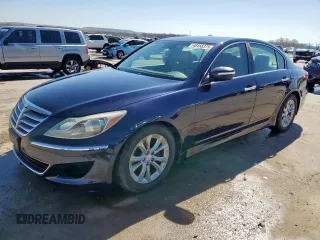2012 Hyundai Genesis 3.8L with VIN KMHGC4DD1CU169270, listed as a Copart auction lot 46166375 with 149,074 mi miles and Clean Title. Bid and sale history available at carsss.com. Image 1.