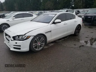 2017 Jaguar XE 35t Premium with VIN SAJAD4BV5HA964237, listed as a Copart auction lot 87274704 with 82,542 mi miles and Salvage Title. Bid and sale history available at DreamBid. Image 1.