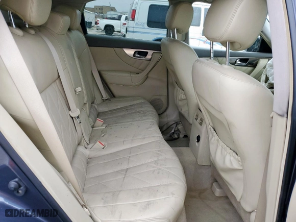 2010 Infiniti FX35 with VIN JN8AS1MW7AM857014, listed as a Copart auction lot 45747325 with 0 mi miles and Salvage Title. Bid and sale history available at carsss.com. Image 11.