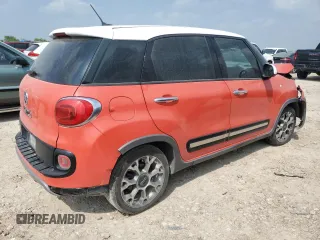 2014 FIAT 500L Trekking z VIN ZFBCFADH8EZ011075, wystawiony jako Copart lot #51542315 z przebiegiem 118 661 mil mil oraz Szkoda całkowita • Salvage title. Historia ofert i sprzedaży dostępna na DreamBid. Obrazek 3.