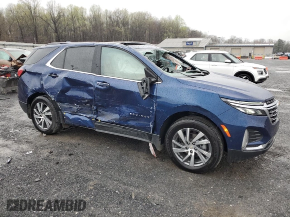 2023 Chevrolet Equinox Premier z VIN 3GNAXXEG5PL182507, wystawiony jako Copart lot #52156615 z przebiegiem 20 350 mil mil oraz Szkoda całkowita • Salvage title. Historia ofert i sprzedaży dostępna na DreamBid. Obrazek 4.