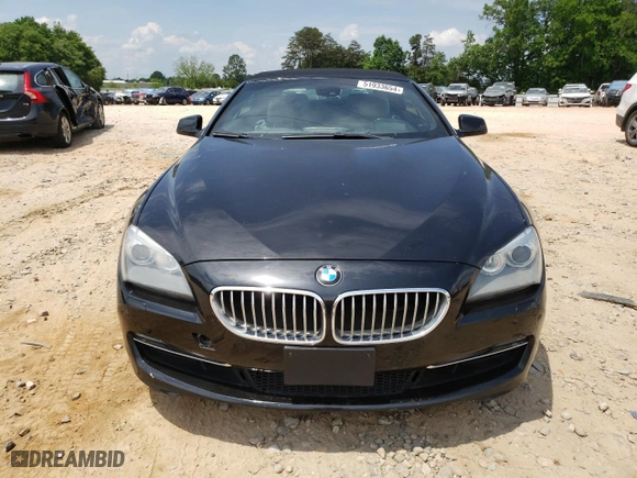 2012 BMW 6 Series 650i with VIN WBALZ3C56CDL70455, listed as a Copart auction lot 51933654 with 146,171 mi miles and Clean Title. Bid and sale history available at carsss.com. Image 5.