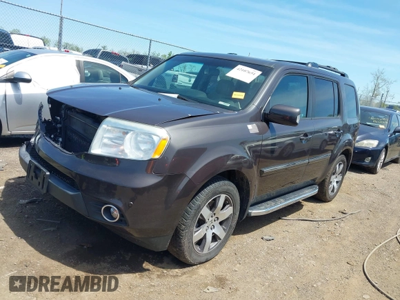2012 Honda Pilot Touring with VIN 5FNYF4H9XCB083406, listed as a IAAI auction lot 42107651 with 217,678 mi miles. Bid and sale history available at carsss.com. Image 2.