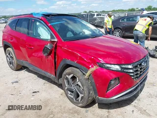 2023 Hyundai Tucson Limited with VIN 5NMJECAE3PH237237, listed as a IAAI auction lot 42211042 with 40,311 mi miles and . Bid and sale history available at DreamBid. Image 1.