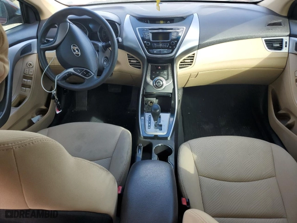2013 Hyundai Elantra GLS with VIN 5NPDH4AEXDH442417, listed as a Copart auction lot 80228284 with 105,050 mi miles and Salvage Title. Bid and sale history available at carsss.com. Image 8.