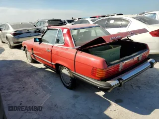 1987 Mercedes-Benz 560 with VIN WDBBA48D8HA071312, listed as a Copart auction lot 75493394 with Not Provided miles and Non Repairable. Bid and sale history available at carsss.com. Image 2.