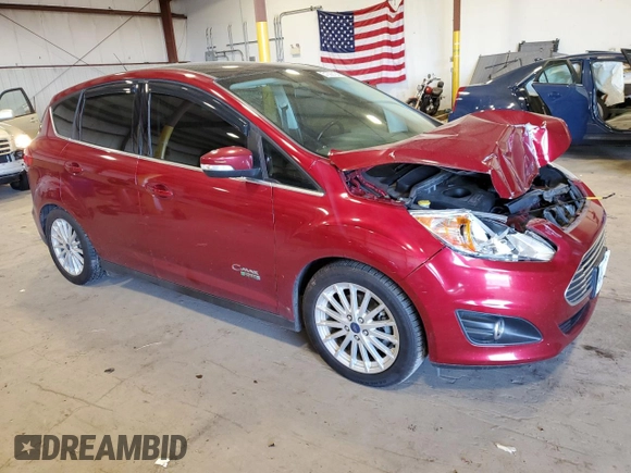 2015 Ford C-Max Energi SEL with VIN 1FADP5CU3FL119103, listed as a Copart auction lot 51392184 with 121,308 mi miles. Bid and sale history available at carsss.com. Image 4.
