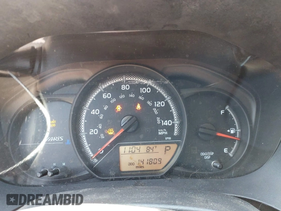 2016 Toyota Yaris L z VIN VNKKTUD3XGA060102, wystawiony jako IAAI lot #42259590 z przebiegiem 141 809 mil mil oraz . Historia ofert i sprzedaży dostępna na DreamBid. Obrazek 7.