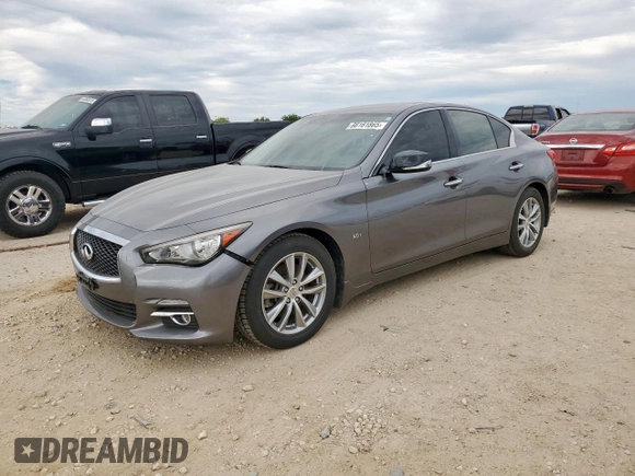 2017 Infiniti Q50 Premium with VIN JN1EV7AR2HM836977, listed as a Copart auction lot 66161865 with Not provided miles and Clean title. Bid and sale history available at DreamBid. Image 1.