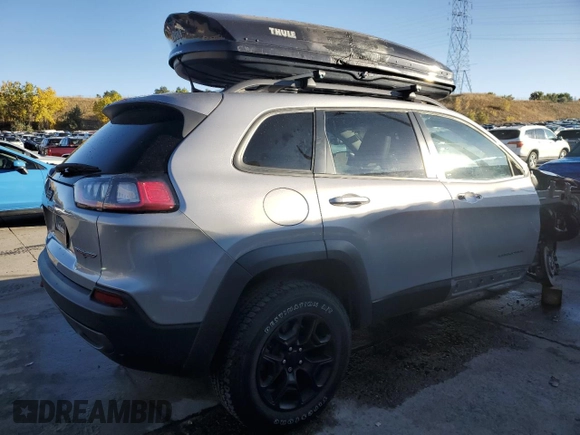 2020 Jeep Cherokee Trailhawk Elite with VIN 1C4PJMBN7LD612656, listed as a Copart auction lot 72257793 with 19,292 mi miles and . Bid and sale history available at DreamBid. Image 3.