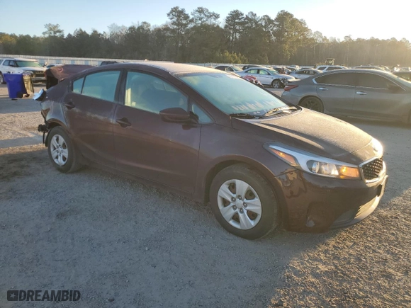2017 Kia Forte LX with VIN 3KPFK4A77HE038674, listed as a Copart auction lot 89101885 with 48,670 mi miles and Salvage Title. Bid and sale history available at carsss.com. Image 4.