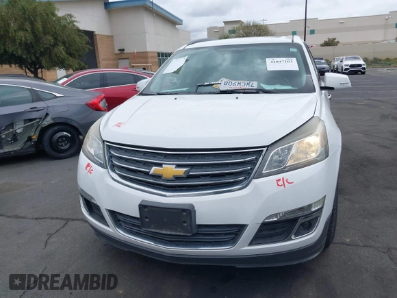2017 Chevrolet Traverse LT with VIN 1GNKRHKD5HJ169229, listed as a IAAI auction lot 42047103 with 131,073 mi miles and . Bid and sale history available at DreamBid. Image 13.