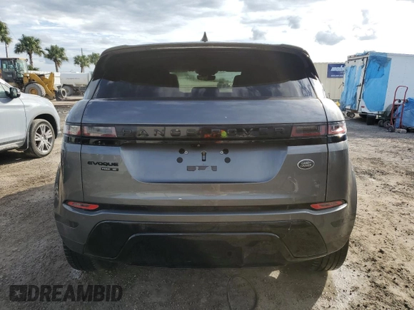 2020 Land Rover Range Rover Evoque SE with VIN SALZP2FX6LH018326, listed as a Copart auction lot 76553284 with 45,329 mi miles and Non Repairable. Bid and sale history available at carsss.com. Image 6.