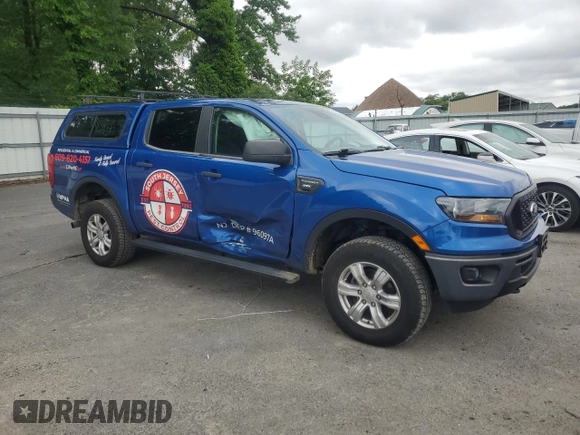 2020 Ford Ranger XL with VIN 1FTER4FHXLLA86940, listed as a Copart auction lot 58614045 with 77,249 mi miles and Salvage title. Bid and sale history available at DreamBid. Image 4.