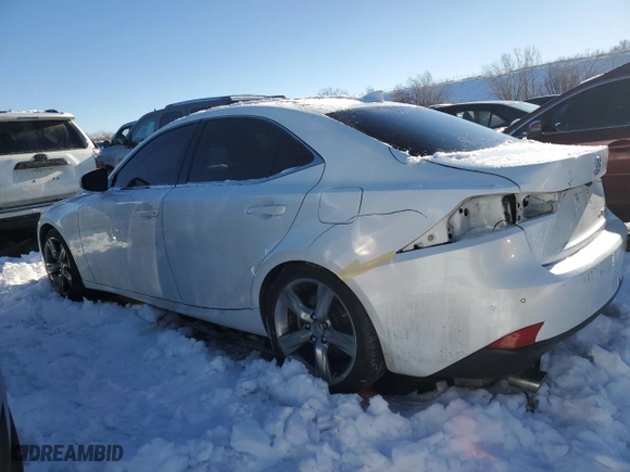 2015 Lexus IS 350 with VIN JTHCE1D25F5009478, listed as a Copart auction lot 45606105 with 116,703 mi miles and Salvage Title. Bid and sale history available at carsss.com. Image 2.