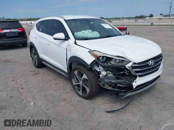 2018 Hyundai Tucson Sport with VIN KM8J33AL5JU691991, listed as a IAAI auction lot 41817480 with 89,129 mi miles. Bid and sale history available at carsss.com. Image 1.