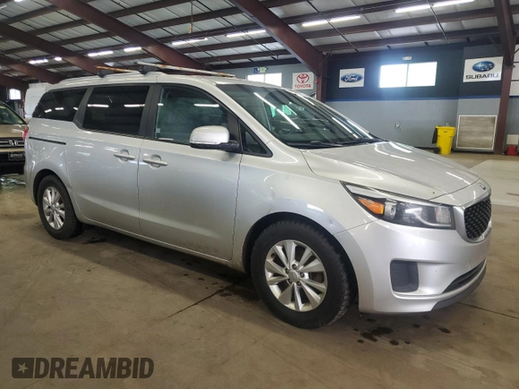 2016 Kia Sedona LX with VIN KNDMB5C19G6149219, listed as a Copart auction lot 56276285 with 194,393 mi miles and Clean Title. Bid and sale history available at DreamBid. Image 4.