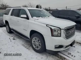 2018 GMC Yukon XL SLT with VIN 1GKS2GKC0JR335019, listed as a Copart auction lot 45056255 with 63,865 mi miles and Salvage Title. Bid and sale history available at carsss.com. Image 4.