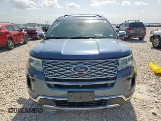 2018 Ford Explorer Platinum с VIN 1FM5K8HT3JGB17363, выставлен на аукционе Copart как лот 61591685 с пробегом 85 355 миль миль и Списание • Salvage title. История ставок и продаж доступна на DreamBid. Изображение 5.