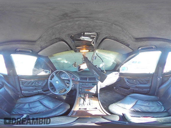 1997 BMW 7 Series 740il with VIN WBAGJ8327VDL42579, listed as a Copart auction lot 42023485 with 143,882 mi miles and Salvage Title. Bid and sale history available at carsss.com. Image 13.