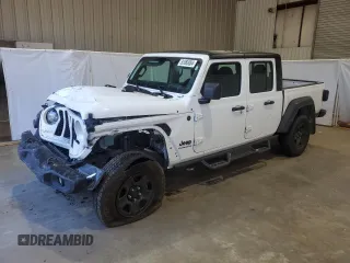 2022 Jeep Gladiator Sport S z VIN 1C6JJTAG9NL176055, wystawiony jako Copart lot #83069084 z przebiegiem 53 752 mil mil oraz Szkoda całkowita • Salvage title. Historia ofert i sprzedaży dostępna na DreamBid. Obrazek 1.