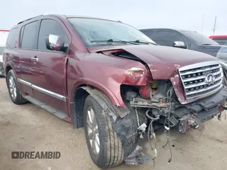 2010 Infiniti QX56 with VIN 5N3ZA0NC9AN901527, listed as a IAAI auction lot 41245110 with 114,731 mi miles. Bid and sale history available at carsss.com. Image 1.