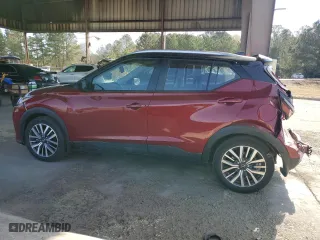 2023 Nissan Kicks SV with VIN 3N1CP5CV5PL482199, listed as a Copart auction lot 50814575 with 43,130 mi miles and Salvage Title. Bid and sale history available at carsss.com. Image 2.