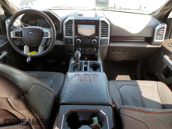 2015 Ford F-150 XLT with VIN 1FTEW1EF7FFB97309, listed as a Copart auction lot 53818015 with 121,641 mi miles and Salvage Title. Bid and sale history available at carsss.com. Image 8.