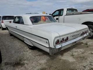 1964 Chevrolet Impala с VIN 41847J219664, выставлен на аукционе Copart как лот 75891214 с пробегом 47 312 миль миль и Списание • Salvage title. История ставок и продаж доступна на DreamBid. Изображение 2.