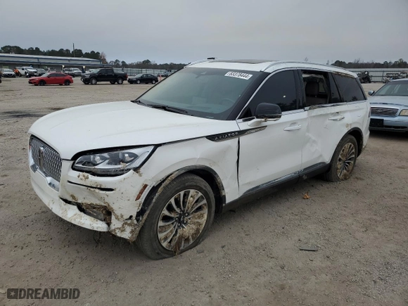 2023 Lincoln Aviator Reserve with VIN 5LM5J7WC9PGL32929, listed as a Copart auction lot 83378444 with NaN miles and Salvage Title. Bid and sale history available at carsss.com. Image 1.