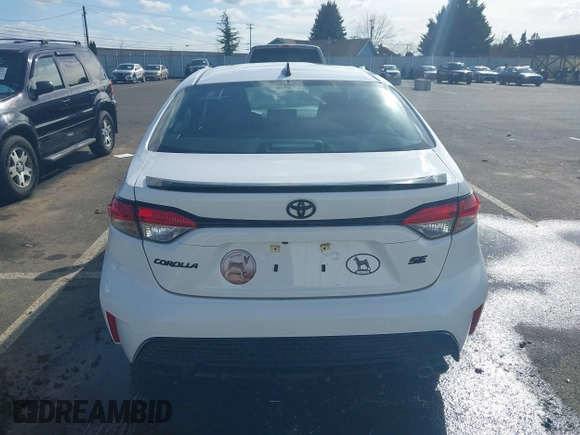 2021 Toyota Corolla SE with VIN 5YFS4MCE9MP090854, listed as a IAAI auction lot 41729865 with 25,216 mi miles. Bid and sale history available at carsss.com. Image 17.