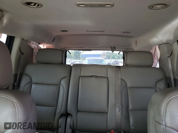 2015 GMC Yukon SLE with VIN 1GKS1AKCXFR684096, listed as a Copart auction lot 58341364 with 0 mi miles and Salvage Title. Bid and sale history available at carsss.com. Image 10.