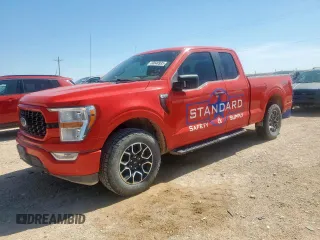 2021 Ford F-150 XL with VIN 1FTEX1EP8MKD60849, listed as a Copart auction lot 60840935 with 174,326 mi miles and Clean title. Bid and sale history available at DreamBid. Image 1.