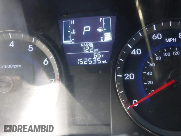 2015 Hyundai Accent GS with VIN KMHCT5AE3FU219124, listed as a IAAI auction lot 41843449 with 152,535 mi miles. Bid and sale history available at carsss.com. Image 15.