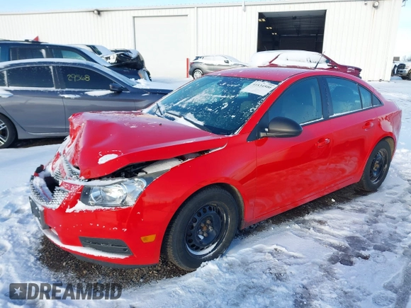 2014 Chevrolet Cruze LS with VIN 1G1PA5SH9E7320758, listed as a IAAI auction lot 41834500 with 214,512 mi miles and . Bid and sale history available at DreamBid. Image 2.