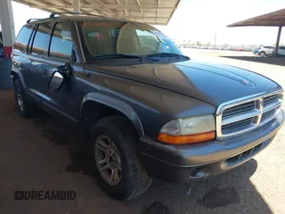 2003 Dodge Durango SLT with VIN 1D4HR48N43F556302, listed as a IAAI auction lot 42563635 with Not provided miles and . Bid and sale history available at DreamBid. Image 1.