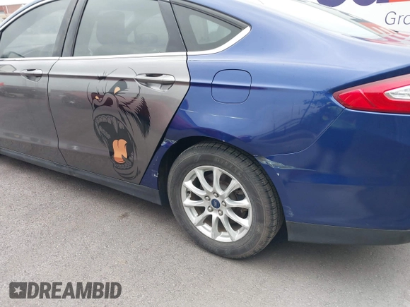 2015 Ford Fusion S with VIN 3FA6P0G71FR136550, listed as a IAAI auction lot 42163658 with 93,373 mi miles and . Bid and sale history available at DreamBid. Image 13.