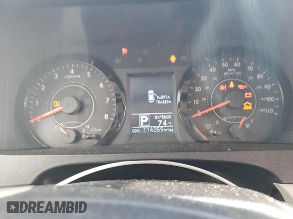2017 Toyota Sienna L with VIN 5TDZZ3DC5HS818593, listed as a Copart auction lot 56942894 with 114,359 mi miles and Salvage Title. Bid and sale history available at DreamBid. Image 9.