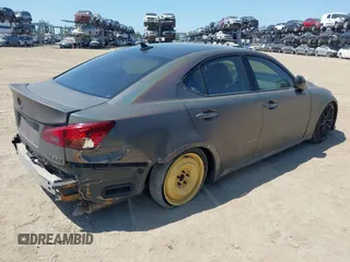 2007 Lexus IS 350 with VIN JTHBE262475012839, listed as a IAAI auction lot 42285197 with 218,500 mi miles and . Bid and sale history available at DreamBid. Image 4.