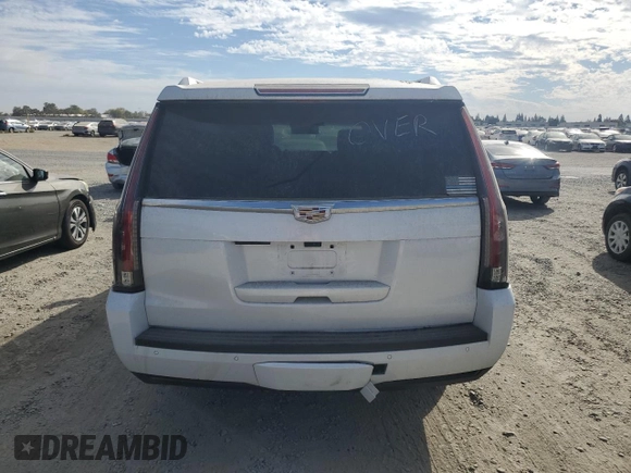 2018 Cadillac Escalade ESV Platinum z VIN 1GYS4KKJ0JR356583, wystawiony jako Copart lot #78004204 z przebiegiem 22 820 mil mil oraz Szkody całkowita. Historia ofert i sprzedaży dostępna na DreamBid. Obrazek 6.