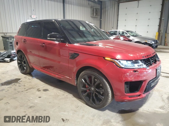 2019 Land Rover Range Rover Sport HST with VIN SALWS2SU9KA871937, listed as a Copart auction lot 59045735 with 63,852 mi miles and Salvage title. Bid and sale history available at DreamBid. Image 4.